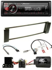 Автомагнитола Pioneer 1DIN, DAB, USB, MP3 для Audi A3/A6 (2000–2004)