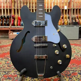 Электрогитара полуакустическая Epiphone Casino H-H Black Mate Indonesia 2020`S