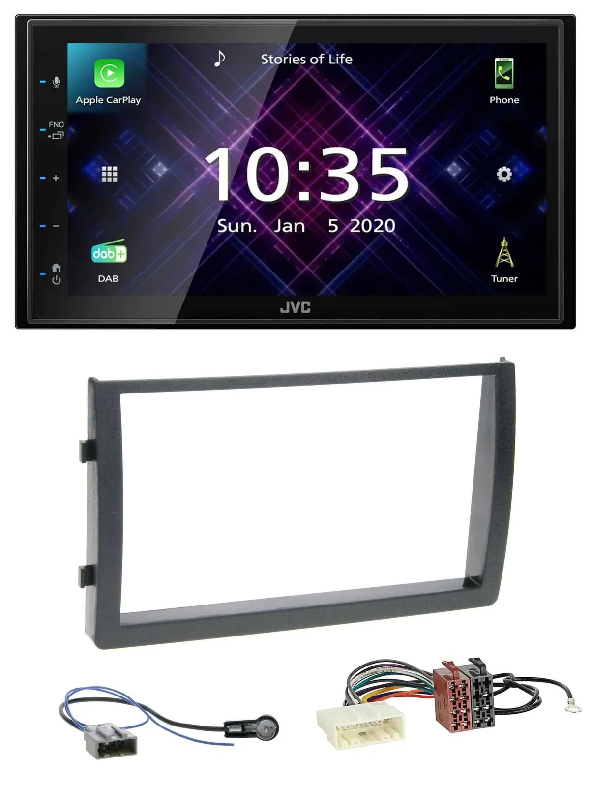 JVC DAB 2DIN MP3 Bluetooth USB Autoradio für Nissan Altima L31 2005-2006