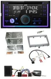 JVC Lenkrad USB 2DIN DAB Bluetooth CD Autoradio für Porsche 911 Boxster Cayman s