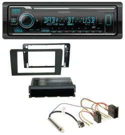 Kenwood Bluetooth MP3 DAB USB Autoradio für Audi A3 (8P 03-06) Symphony ISO