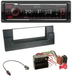 Kenwood MP3 Bluetooth USB DAB Autoradio für BMW 5er (E39) X5 (E53) Quadlock