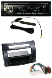 Автомагнитола Pioneer MP3/USB/CD/DAB/AUX для Toyota Corolla Verso (2004–2009) черная
