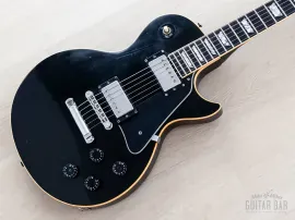 1978 Gibson Les Paul Standard Vintage Guitar Ebony w/ T Tops, Case