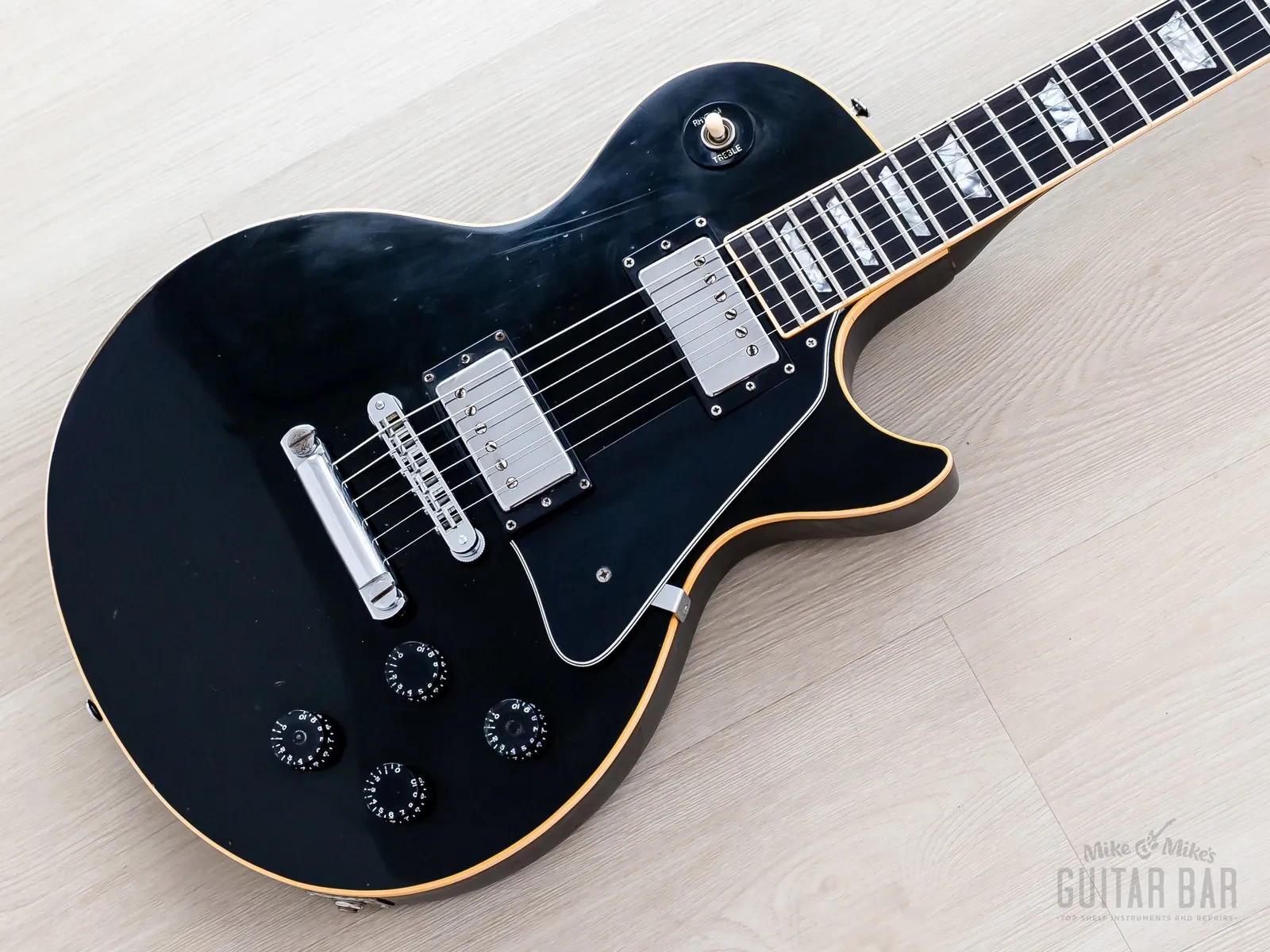 1978 Gibson Les Paul Standard Vintage Guitar Ebony w/ T Tops, Case