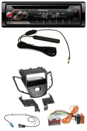 Pioneer CD USB AUX DAB MP3 Autoradio für Ford Fiesta JA8 08-10 ohne Display schw