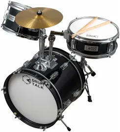 Ударная установка DRUM TALK DSJ3-36BK акустическая, уменьшенная, черный