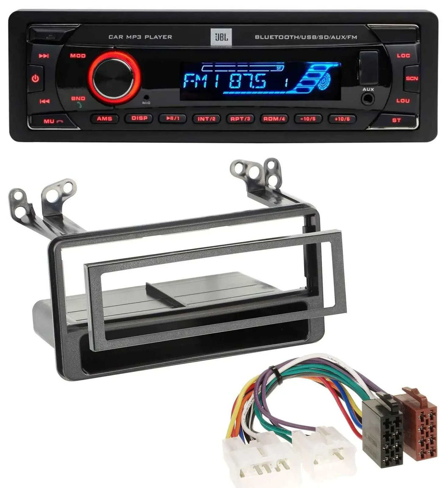 Автомагнитола JBL Bluetooth USB SD AUX MP3 для Toyota Avensis/Verso/Celica