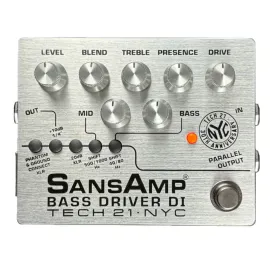 Напольный предусилитель для бас-гитары tech21 SansAmp Bass Driver DI Preamp 30th Anniversary Edition