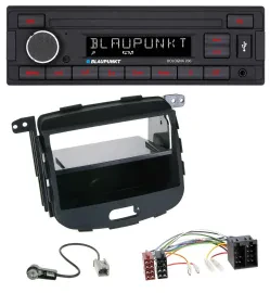 Blaupunkt MP3 AUX USB 1DIN Autoradio für Hyundai i10 2008-2013 Rubber Touch