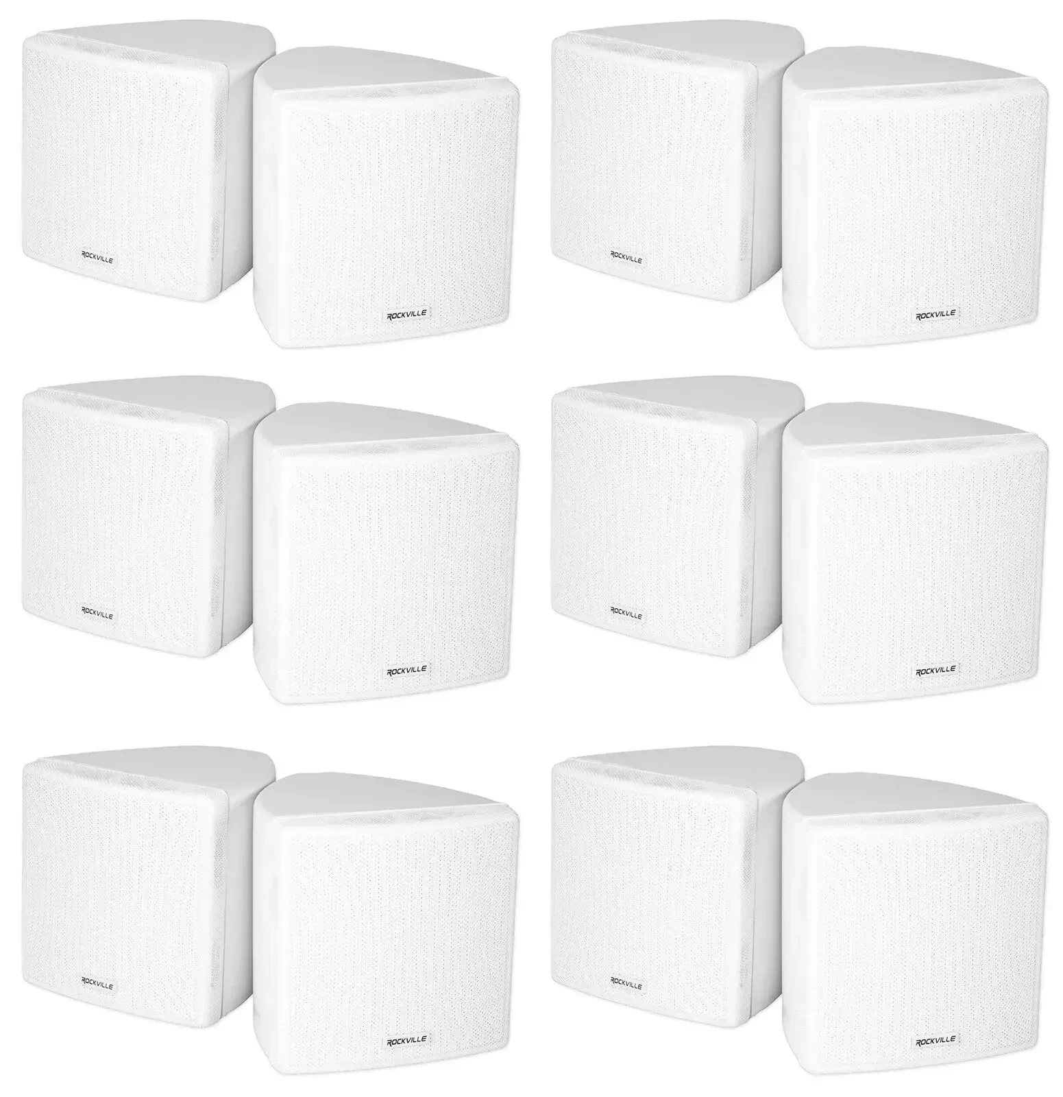 Настенная акустика Rockville Cube 70v White (12 штук)