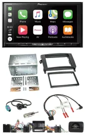 Pioneer 2DIN Lenkrad USB DAB DVD Bluetooth Autoradio für Mercedes A- B-Klasse W1