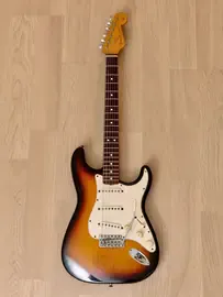 Электрогитара Fender American Vintage '62 Stratocaster SSS Sunburst w/case USA 1991