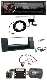 Pioneer 1DIN MP3 DAB USB Lenkrad Autoradio für BMW 5er 01-04 E39 Aktivsystem Abl
