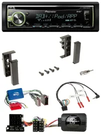 Pioneer DAB USB MP3 Lenkrad CD Autoradio für Audi A3 A4 A6 99-00 Aktivsystem