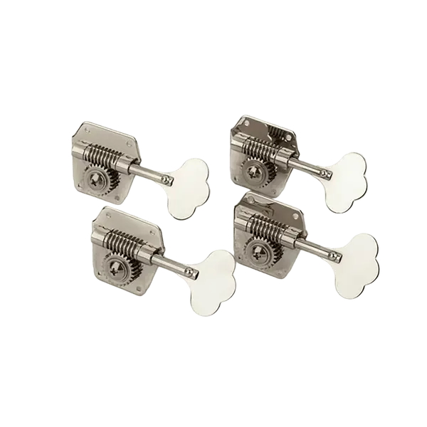 Колки гитарные Fender Reverse Wind Vintage Bass Tuning Machine Set (Nickel)