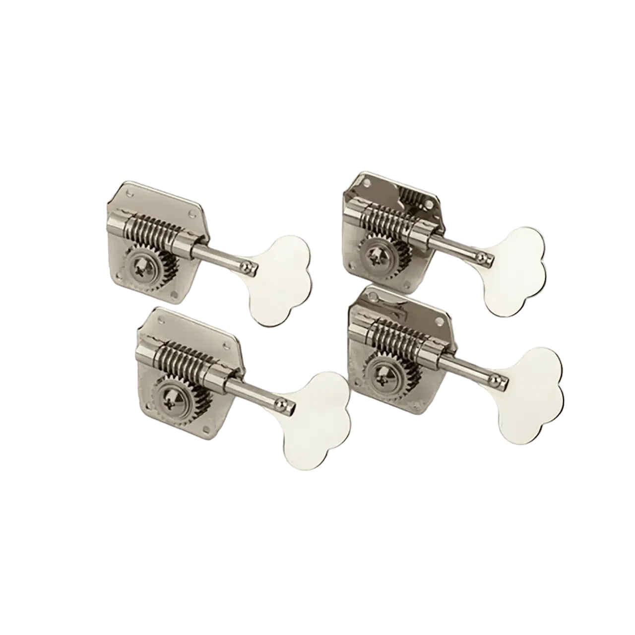 Колки гитарные Fender Reverse Wind Vintage Bass Tuning Machine Set (Nickel)