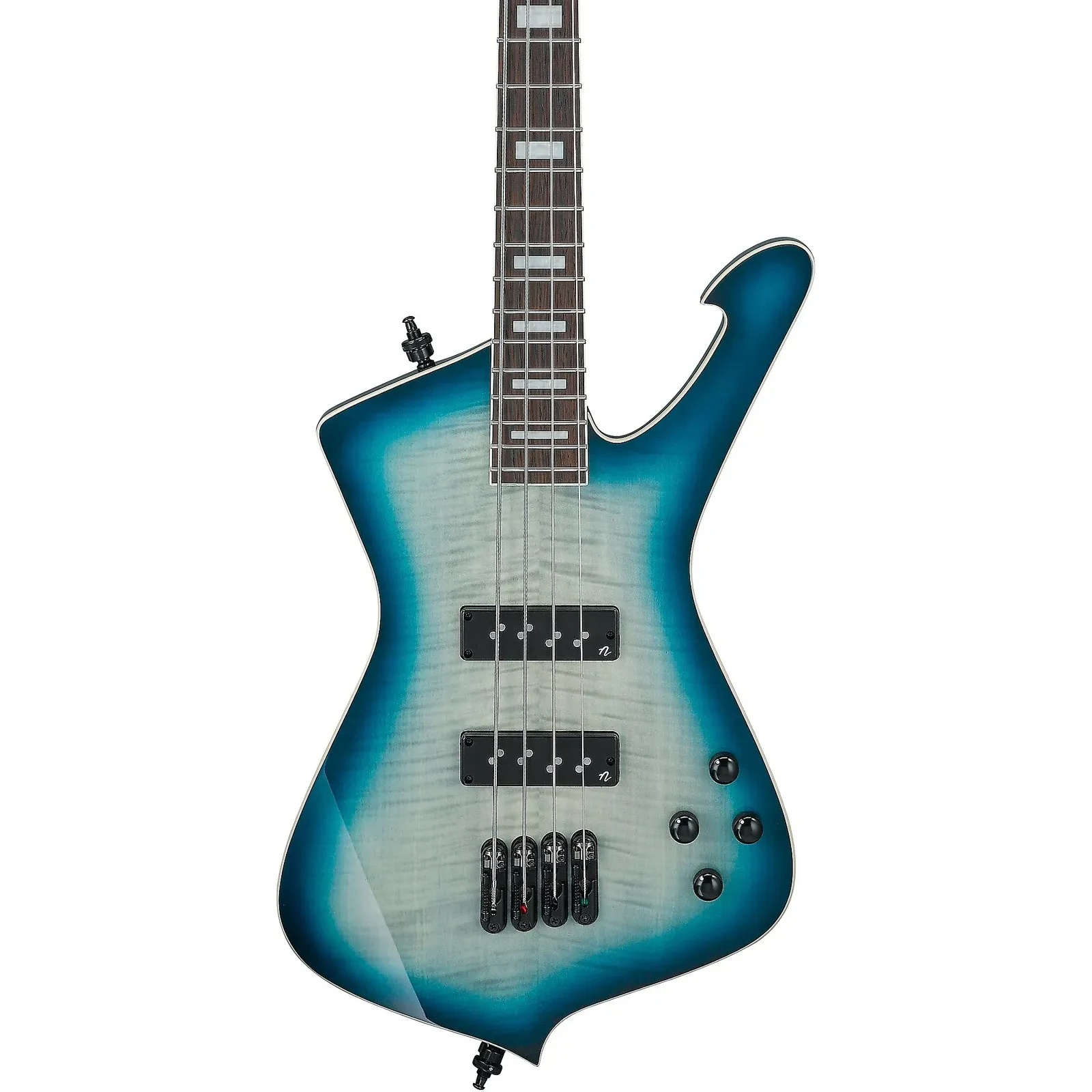 Ibanez ICB720FM Iceman Bass 4-S Bass Guitar, Panga Panga, Cosmic Blue Starburst