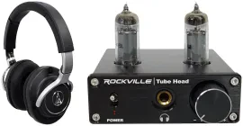 Наушники мониторные закрытые Audio-Technica ATH-M70x с ламповым усилителем для наушников (набор)