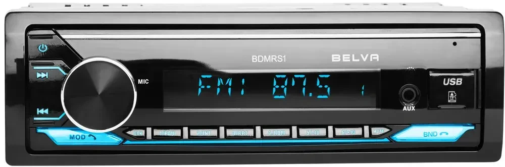 Автомагнитола Belva BDMRS1 1 DIN, Bluetooth