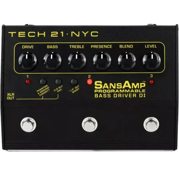 Напольный предусилитель для бас-гитары tech21 SansAmp Programmable Bass Driver DI