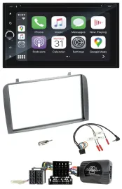 Автомагнитола Blaupunkt 2DIN DAB Bluetooth USB с навигацией TMC для Alfa Romeo GT/147 (2007)