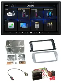 Автомагнитола Alpine 2 DIN, Bluetooth, DAB, USB, MP3 для Ford Mondeo 2007–2014 и S-Max