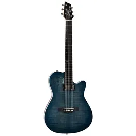 Электрогитара Godin A6 Ultra Denim Blue Flame