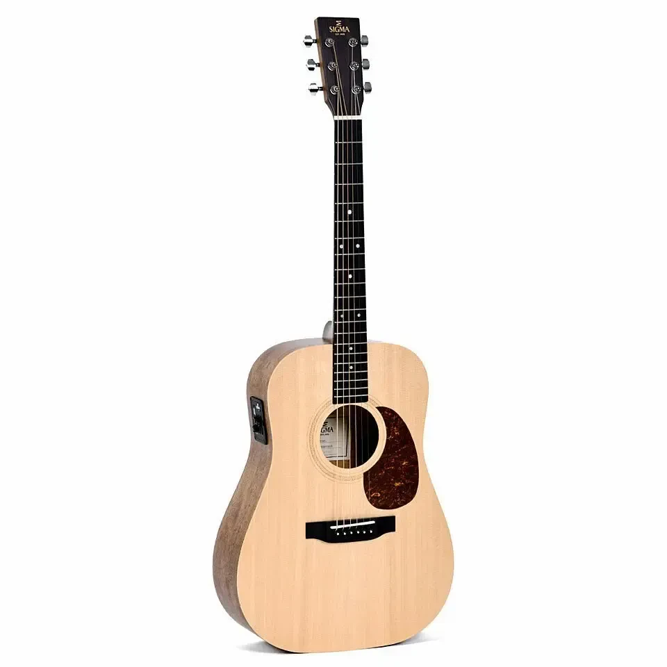 Электроакустическая гитара Sigma Guitars DSME Dreadnought Satin Natural