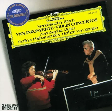 ANNE-SOPHIE MUTTER / BERLINER PHILHARMONIKER / HERBERT VON KARAJAN - MENDELSSOHN, BRUCH: Violinkonzerte = Violin Concertos (CD)