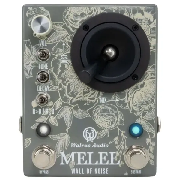 Педаль эффектов для электрогитары Walrus Audio Melee Limited Black Friday Floral Reverb Distortion