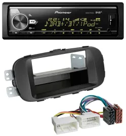 Автомагнитола Pioneer Bluetooth USB DAB MP3 для Kia Soul (PS, с 2014) черный
