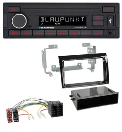 Blaupunkt MP3 AUX USB 1DIN Autoradio für Fiat Ducato (06-10) - piano