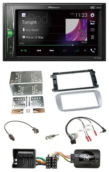 Pioneer 2DIN Lenkrad DAB USB Bluetooth Autoradio für Ford Galaxy C Max Focus Pro