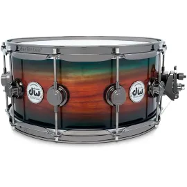 DW SonicPly Collectors Exotic Snare Drum 14 x 6.5 Natural/Quick Royal BB