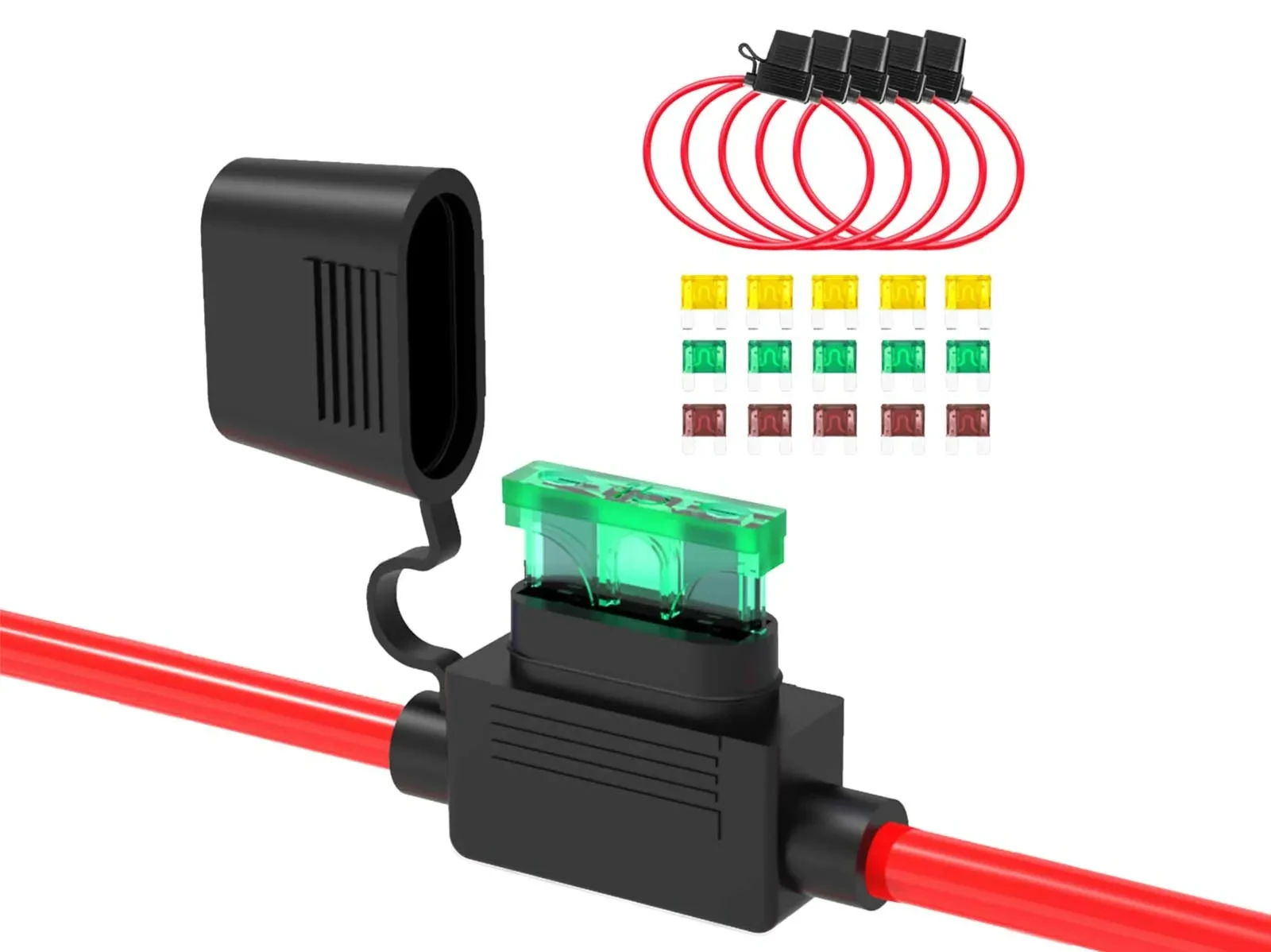 Recoil ATC ATO Inline-Sicherungshalter 10-AWG 5er-Pack 30.5903-03