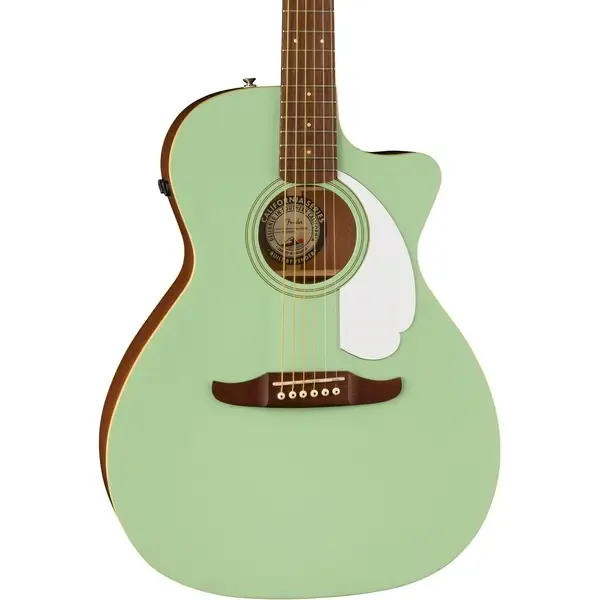 Электроакустическая гитара Fender Newporter Player Acoustic-Electric Guitar Surf Green