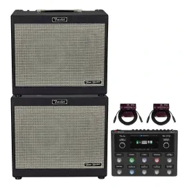 Fender Tone Master Pro Multi Effects Guitar Pedal Workstation Bundle