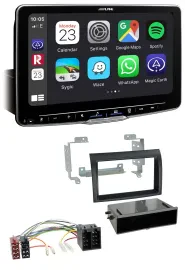 Alpine Bluetooth MP3 USB DAB Autoradio für Citroen Jumper Fiat Ducato 06-11 schw