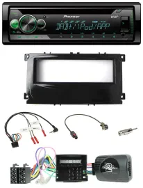 Автомагнитола для Ford Mondeo/S-Max (2007–2014) Pioneer USB MP3 DAB CD, CAN-Bus, управление с руля