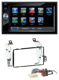 Blaupunkt SD Bluetooth 2DIN MP3 USB AUX Autoradio für Nissan Note (2005-2013)