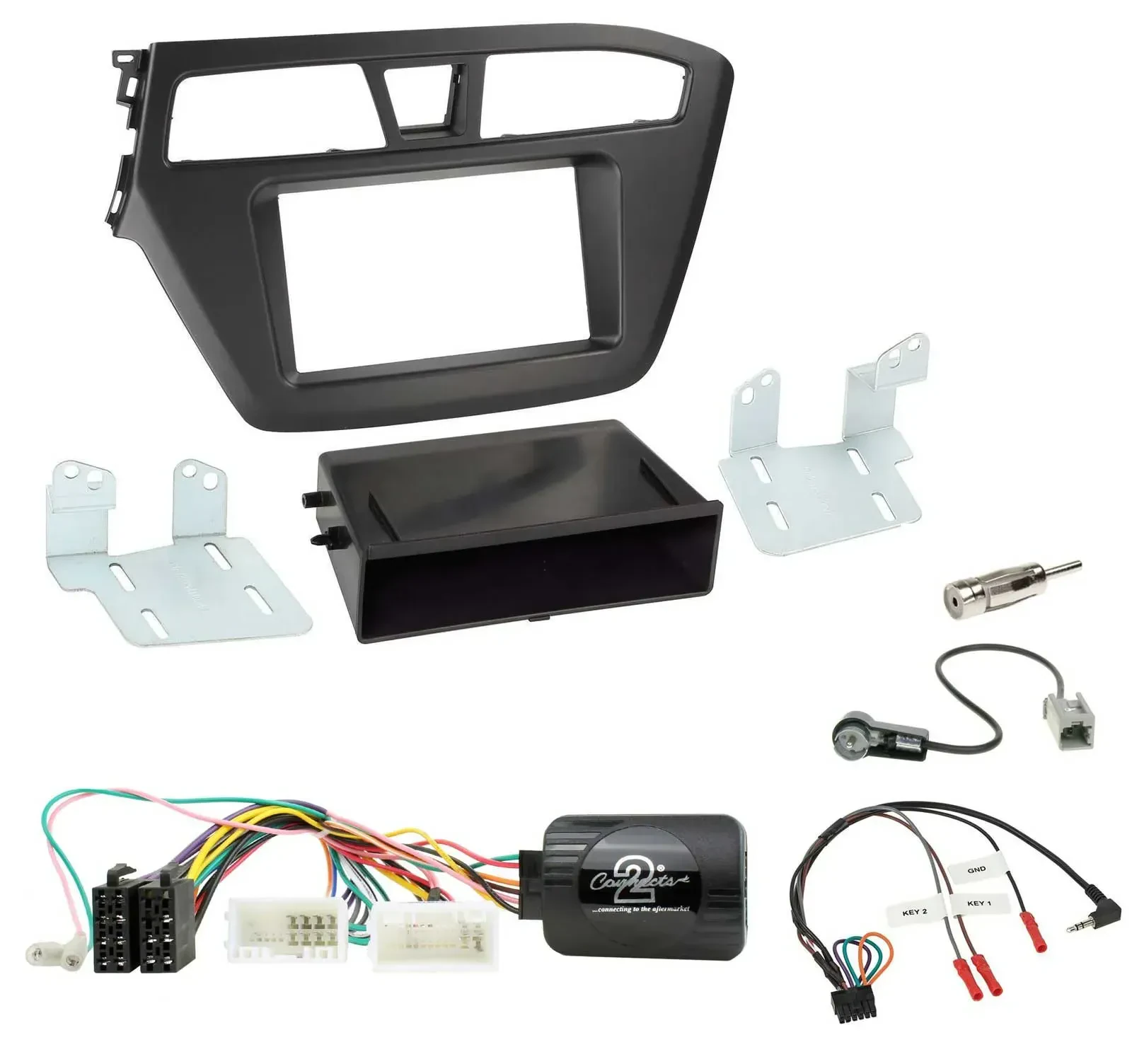 Radioset Lenkradadapter DIN Autoradio für Hyundai i20 (ab 2015)