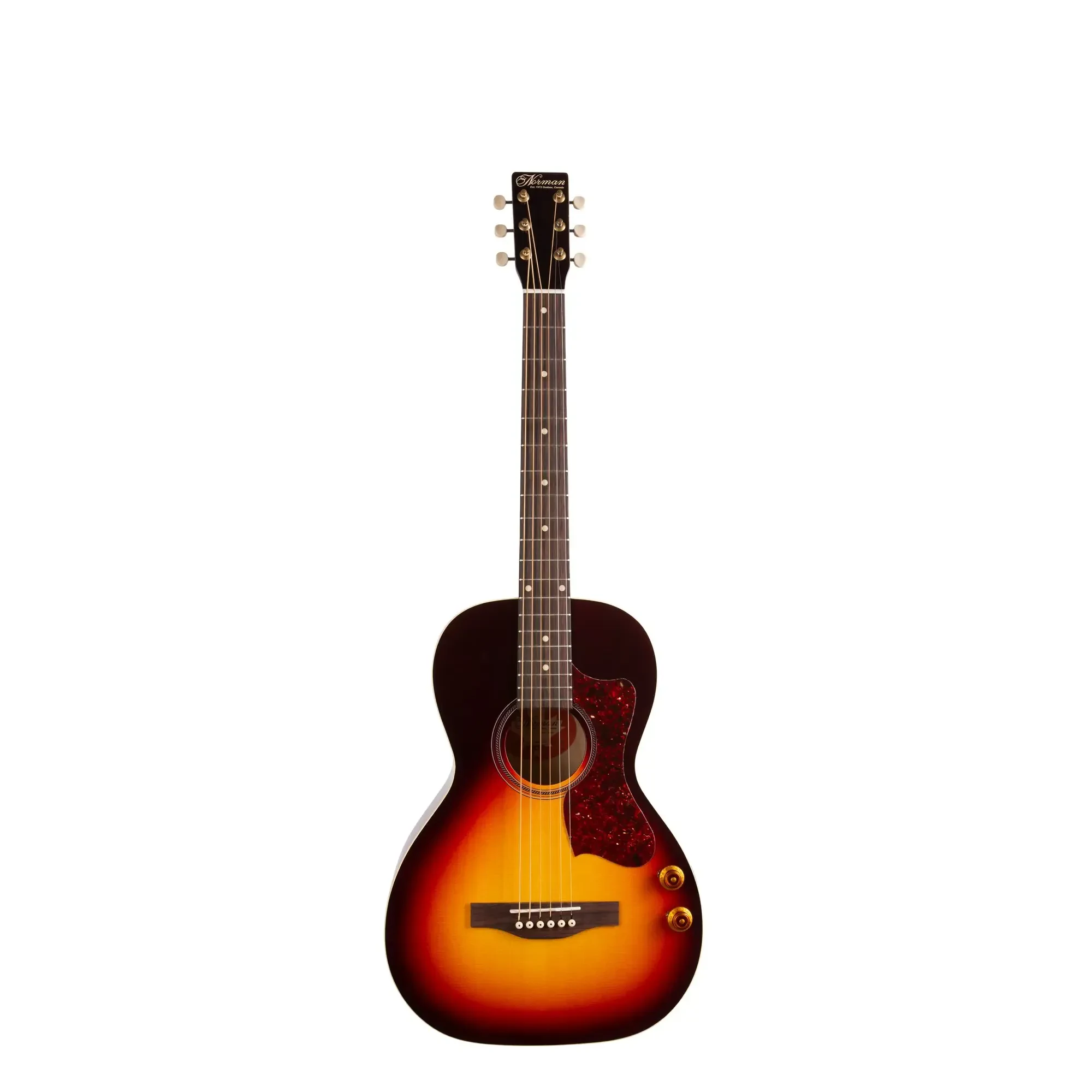 Электроакустическая гитара Norman B18 Parlor Cherry Burst GT Q-Discrete