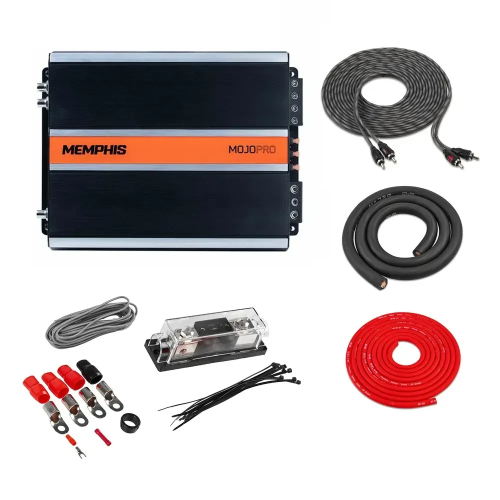 Усилитель мощности Memphis MJP1000.1 1-канальный, Class-D, 1000W (набор, 2 шт.)