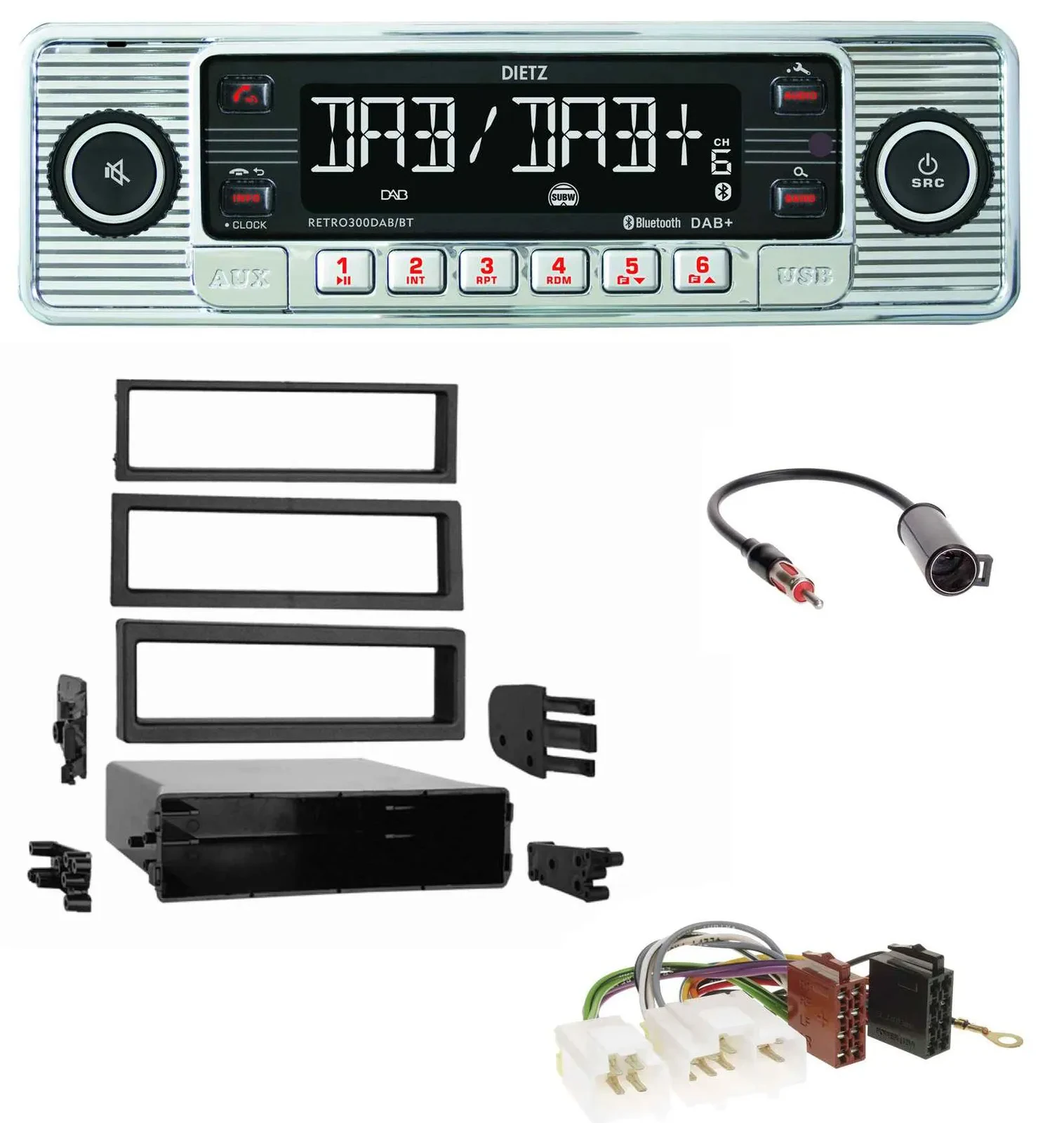 Dietz Bluetooth MP3 DAB USB Autoradio für Nissan 200 SX 1994-1998 240 SX 1995-19