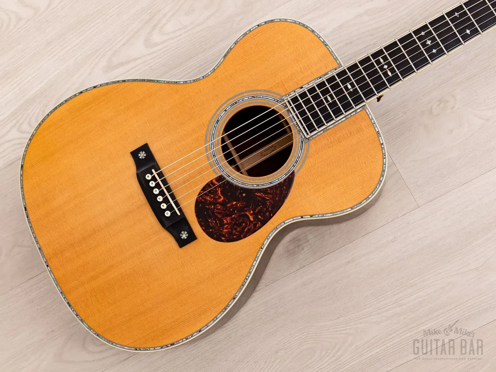 2001 Martin Vintage Series OM-42 Acoustic Guitar, Near-Mint w/ Case, Tags