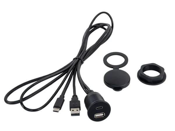 USB Einbaubuchse - USB-A / USB-C - ACV 44-1000-010