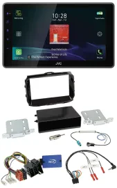 JVC DAB Lenkrad Bluetooth USB Autoradio für Alfa Romeo Giulietta 13-21 ISO piano
