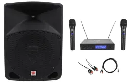 Rockville Powered 10" ipad/iphone/Android/Laptop/T.V. Karaoke Machine/System