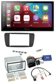 Pioneer USB Lenkrad DAB 2DIN Bluetooth Autoradio für Seat Ibiza ab 08 azabachesc